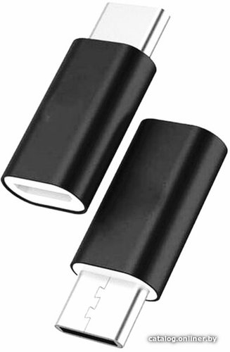 Адаптер Atom USB Type-C 3.1 - USB B Micro (черный)