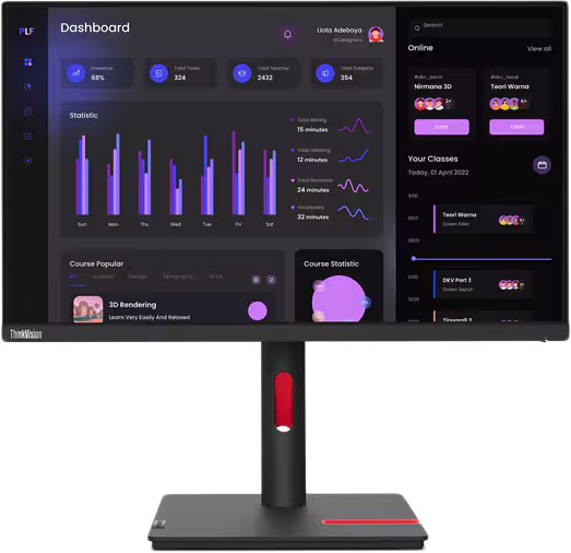 

Монитор Lenovo ThinkVision T24i-30 63CFMATXEU