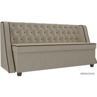 Диван Лига диванов Лофт 104553 (микровельвет, бежевый)