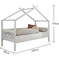 Кровать-домик Диприз Juletta 90x200 Д.80039.1 (белый)