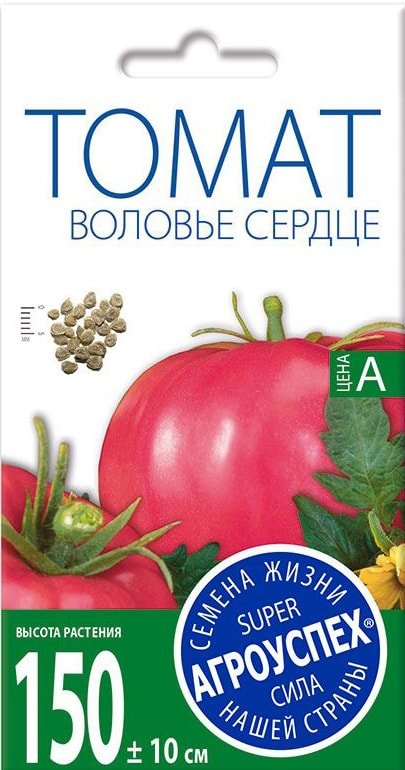 

Семена Агроуспех Томат Воловье сердце розовый средний 22573 0.1 г