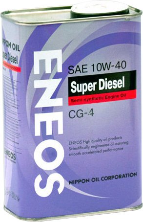 Моторное масло Eneos DIESEL SEMISYNTHETIC 10w40 0.94л
