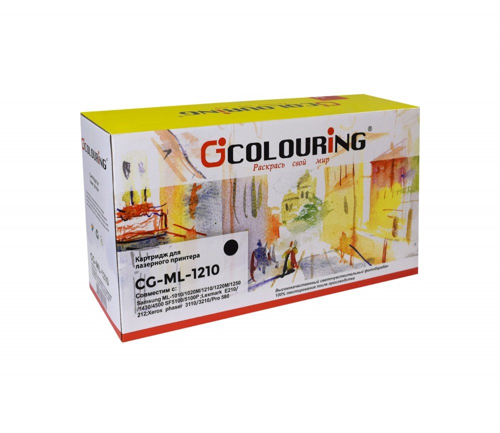 

Картридж Colouring CG-ML-1210D3/109R00639 (аналог Samsung ML-1210D3, Xerox 109R00639)