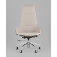 Офисное кресло TopChairs Soulo A308 8371-6/1 (бежевый/коричневый)