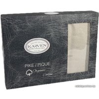 Плед Karven Dantelli Waffle Pike Евро 200x220 Р 931 (светло-бежевый)