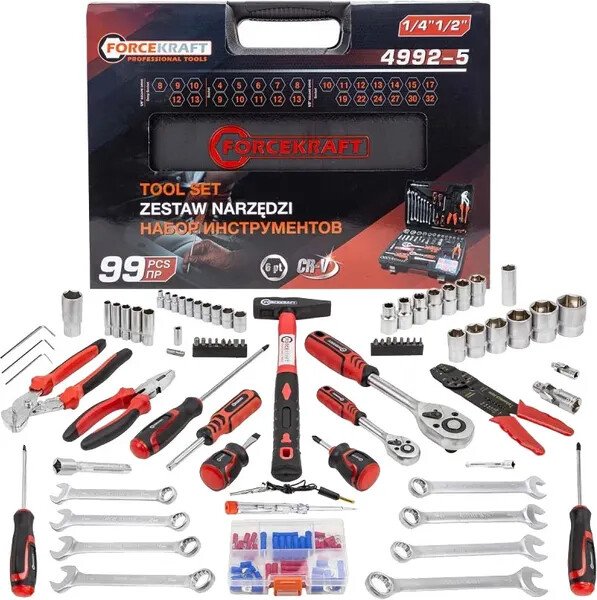 

Универсальный набор инструментов BaumAuto BM-4992-5 (99 предметов)