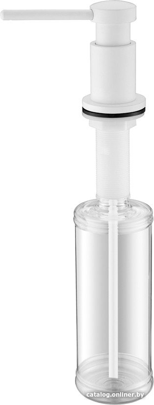 Дозатор для моющего средства Paulmark Brevit D005-431(WH) (белый/белый матовый)