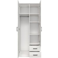 Шкаф распашной Mio Tesoro Хюгге 2D2S (белый)