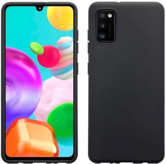 Чехол для телефона Case Matte для Samsung Galaxy A41 (черный)