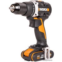 Дрель-шуруповерт Worx WX102 (с 2-мя АКБ, кейс)