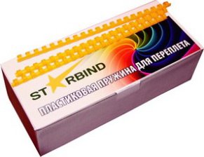 Starbind A4 10 мм 100 шт (желтый)