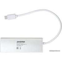 USB-хаб Digma HUB-4U3.0-UC-S