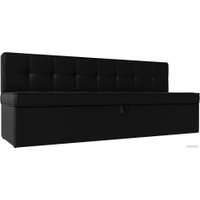 Диван Лига диванов Техас 340 (экокожа черный)