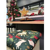 Подушка для сидения Loon Олени 38х38 (темно-зелный)