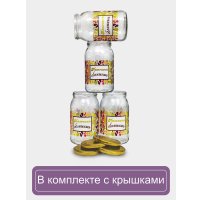 Набор контейнеров Promsiz Ассорти с крышкой Р22б.77.4.900/ДКУ (900мл, 4шт)