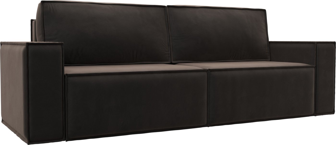 

Диван Лига диванов Куба Лайт 129442 (велюр Seven 727 коричневый)