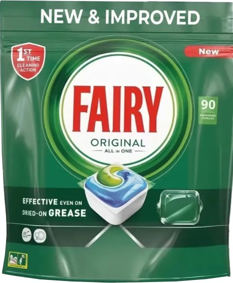 

Капсулы для посудомоечной машины Fairy All in One Original (90 шт)