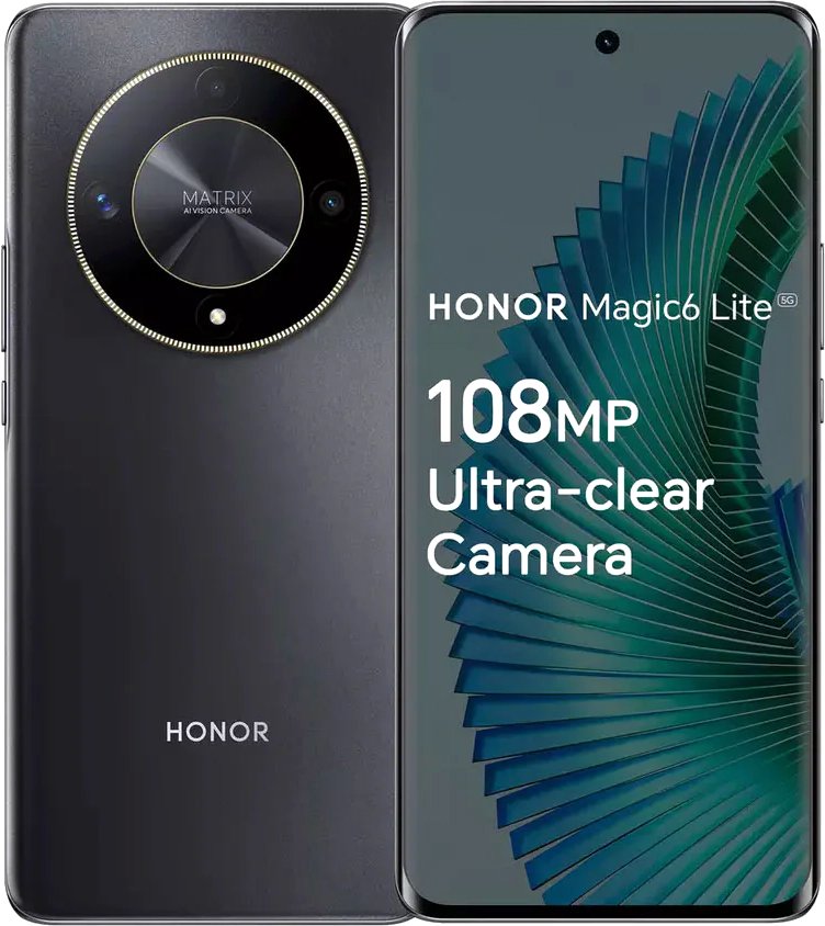 

Телефон HONOR Magic6 Lite 8GB/256GB европейская версия (полуночный черный)