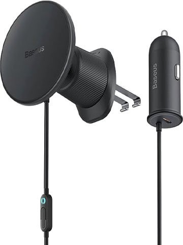 

Автомобильное зарядное Baseus CW01 Magnetic Wireless Charging Car Mount 40W Claw Editon C40141000111-01