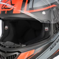 Мотошлем Acerbis Tarmak-X 0027315.295.070 (XXXL, серый/красный)