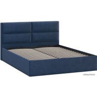 Кровать Трия Глосс универсальный тип 1 с ПМ и заглушиной 160x200 (Wellmart Blue)