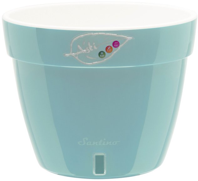 Вазон Santino Asti AST60MNT/WHT (ментоловый/белый)