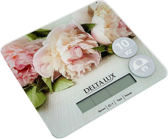 

Кухонные весы Delta Lux DE-006KE (цветы)
