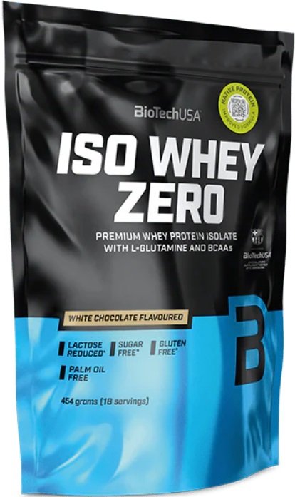 

Протеин сывороточный (изолят) BioTech USA Iso Whey Zero (белый шоколад, 454г)