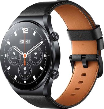 Xiaomi Watch S1 (черный/черно-коричневый, международная версия)