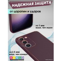 Чехол для телефона Bingo Gold Line для Samsung Galaxy S23 (бордовый)