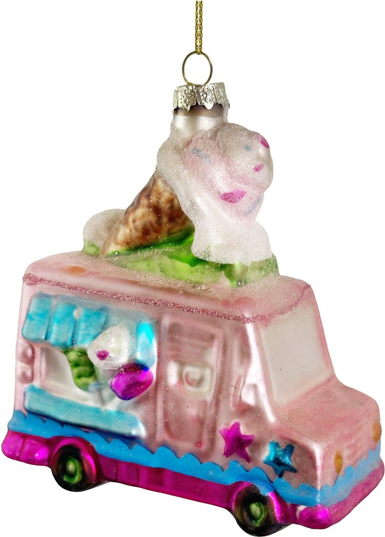 

Елочная игрушка Shishi Машинка 67052 (10 см)