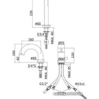 Смеситель Paffoni Light LIG047NO