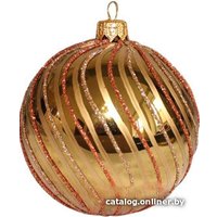 Елочная игрушка Орбитал Шар Д-328 200-063-4 (8см, оливка глянец)