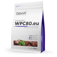 Протеин сывороточный (концентрат) OstroVit Standard WPC80.eu (900 г, шоколад мята)