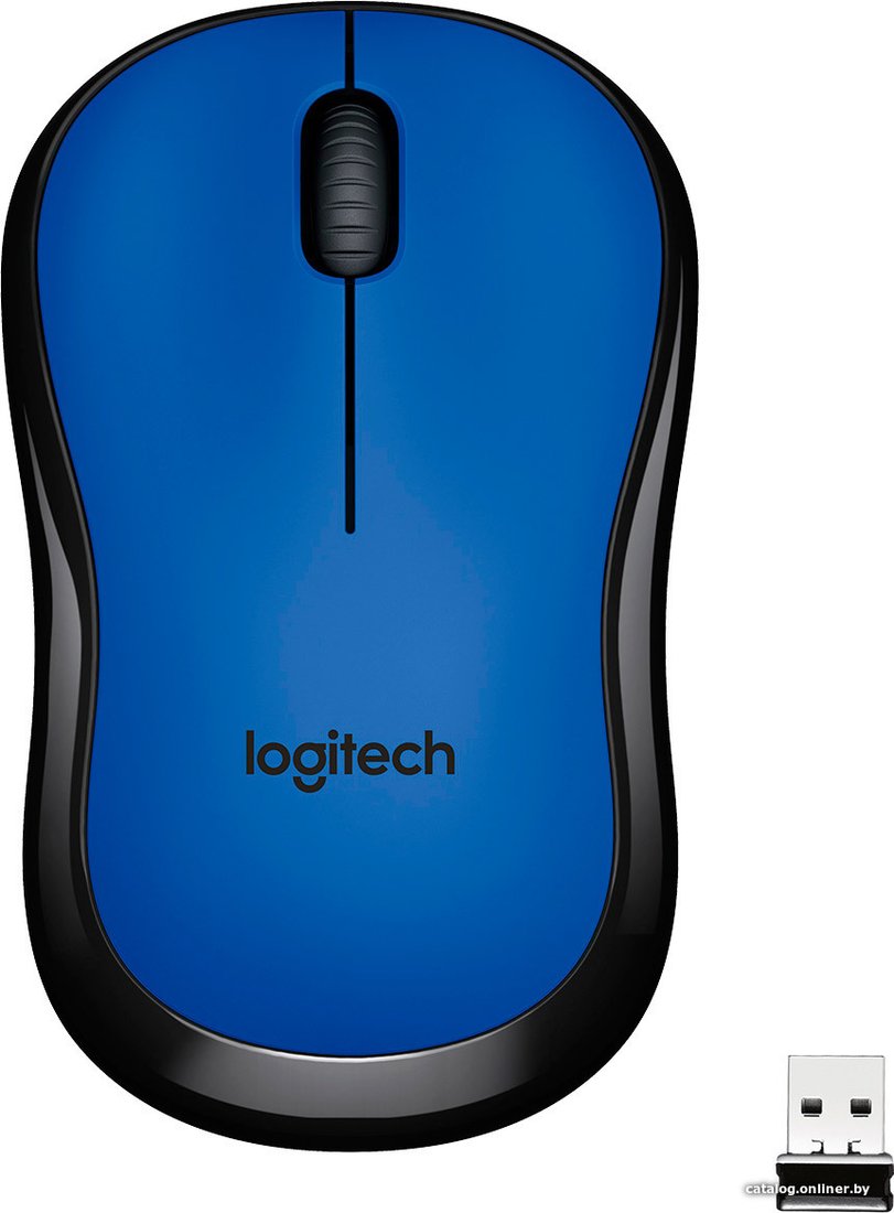 Мышь Logitech M220 Silent (синий) [910-004879]