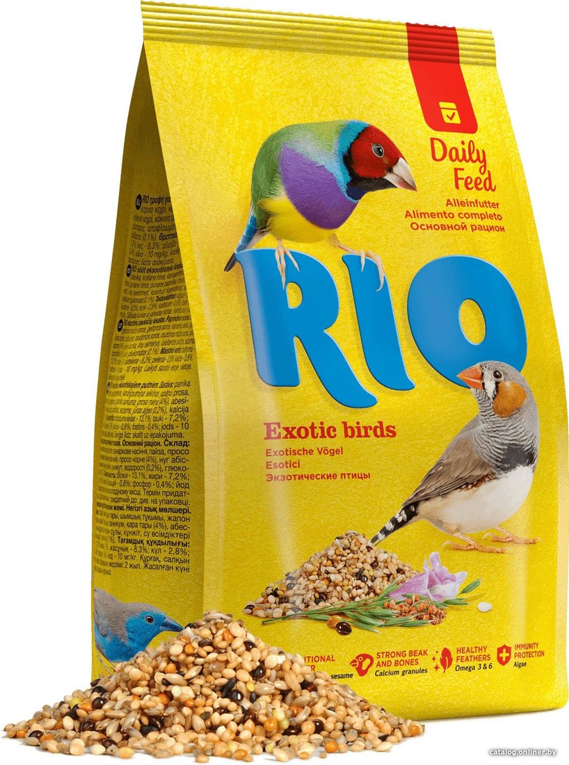 Корм для птиц Rio Основной рацион 4602533781393 0,5 кг
