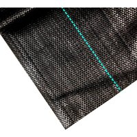 Укрывной материал GreenTerra Агроткань для дорожек между грядками 0,6х50м (100 г/м2, черный) UV