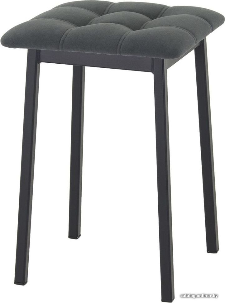 Табурет AMC Comfort 7К1.16 (кожзам, антрацит/черный)