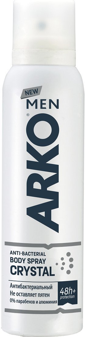 

Дезодорант-спрей Arko Crystal 150 мл