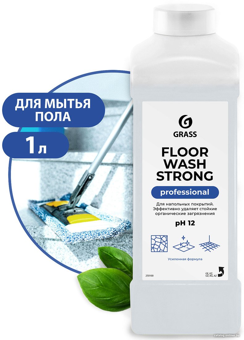 Средство для напольных покрытий Grass Floor Wash Strong 1 л
