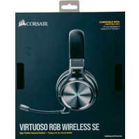 Наушники Corsair Virtuoso RGB Wireless SE (темно-серый) в Солигорске