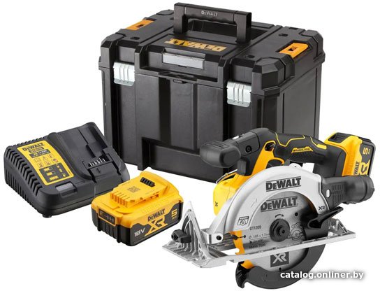 Дисковая (циркулярная) пила DeWalt DCS565P2 (с 2-мя АКБ, кейс)