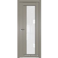 Межкомнатная дверь ProfilDoors 2.72XN R 60x200 (стоун/стекло белый триплекс)