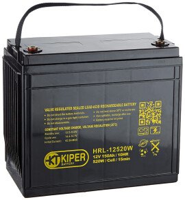 

Аккумулятор для ИБП Kiper HRL-12520W (12В/150 А·ч)