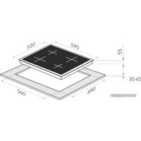 Варочная панель MAUNFELD EVI.594-BG