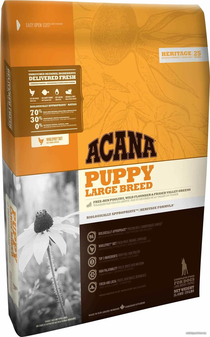 Сухой корм для собак Acana Puppy Large Breed 17 кг