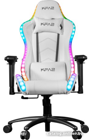 Игровое (геймерское) кресло KFA2 01 RGB SE (белый)
