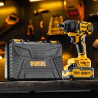 Гайковерт Denzel CIWH-BL-20-500 (с 1-им АКБ, кейс)