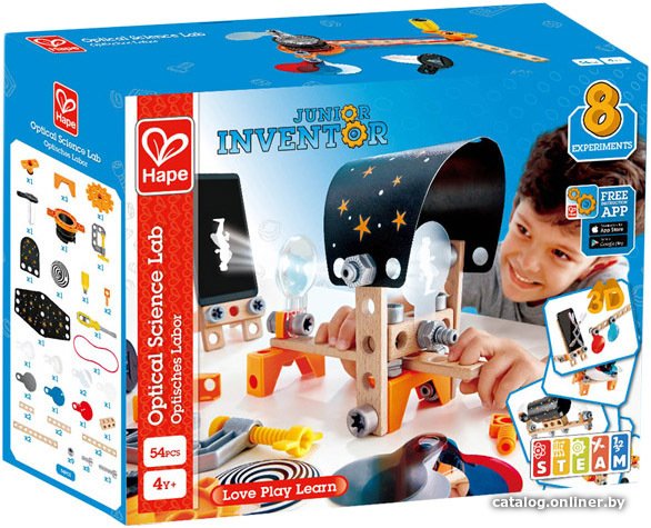 Конструктор Hape Junior Inventor E3034 Optical Science Lab