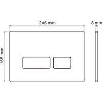 Инсталляция для унитаза Roxen StounFix Dual Fresh 968047